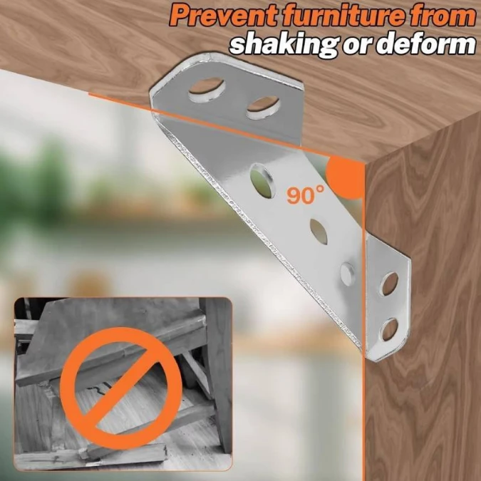 Équerres d’Angle Lot 20P – Fixation Meubles & Étagères – Image 4
