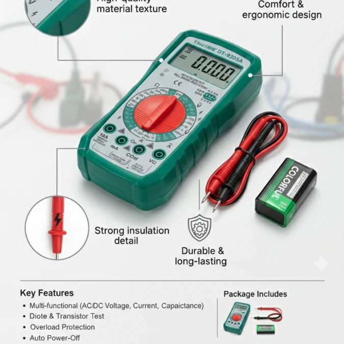 Multimètre Numérique Professionnel – Image 3