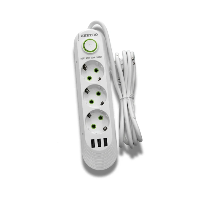 Multiprise 3 Prises + 3 USB 2000W BEETRO – Image 3