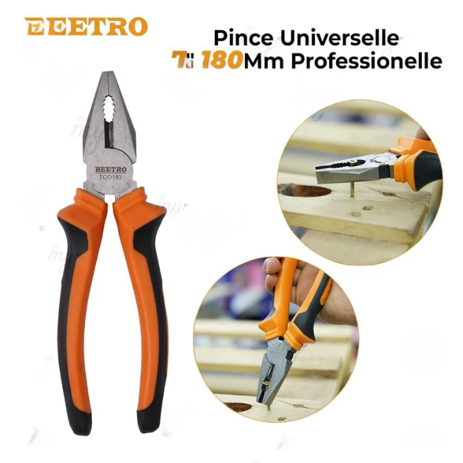 Pince Universelle 7″ 180Mm Professionelle Beetro TC0183