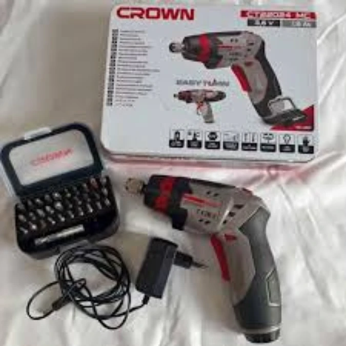 Visseuse Électrique CROWN CT22024 – Compacte 3.6V avec 30 Embouts – Image 3