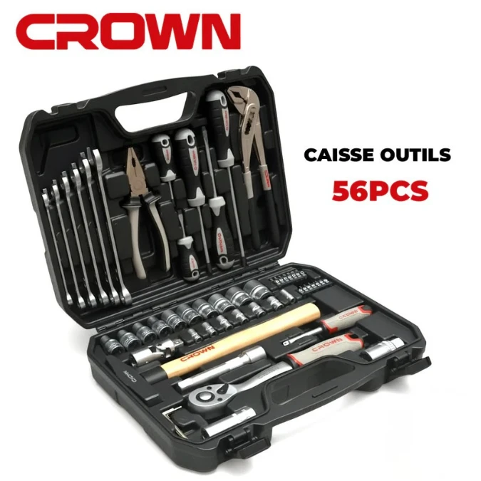 Caisse à Outils 56 Pièces CROWN – Image 7