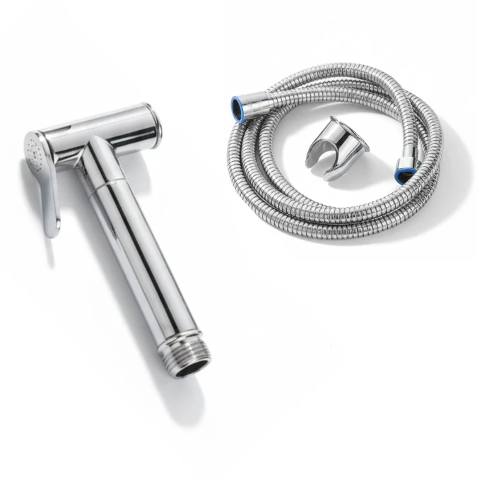 Douchette d’Ablution Inox Chromé NOVA avec Flexible et Support