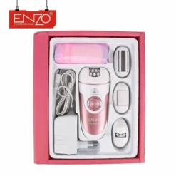 Alternative view of Épilateur 4-en-1 Sec & Humide avec Brosse Nettoyante et Stylo Facial – ENZO