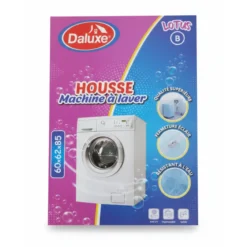 Housse Machine à Laver Daluxe Lotus B 60×62×85 cm | Protection Étanche
