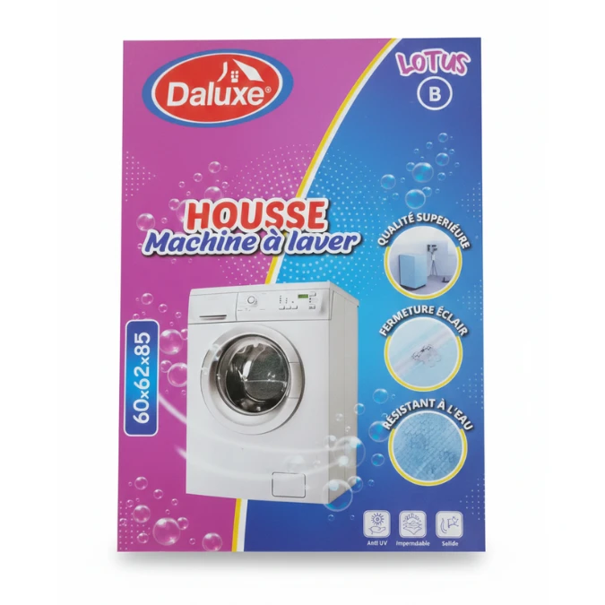 Housse Machine à Laver Daluxe Lotus B 60×62×85 cm | Protection Étanche