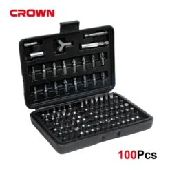 Jeu d’Embouts de Vissage 100 Pièces CROWN