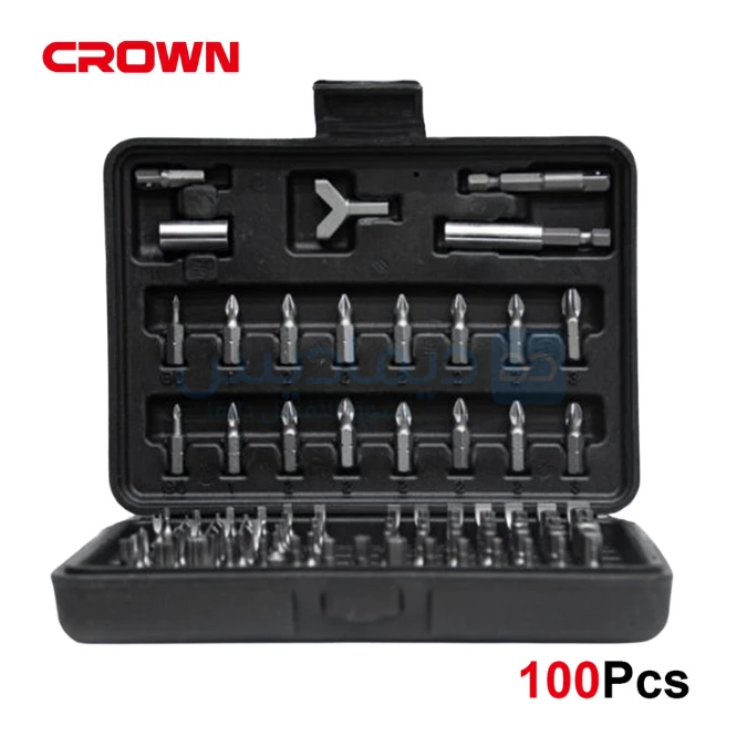 Jeu d’Embouts de Vissage 100 Pièces CROWN – Image 3