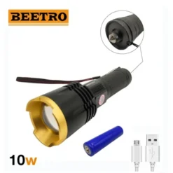 Alternative view of Lampe Torche LED Rechargeable USB BEETRO LA281