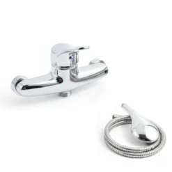 Mitigeur de Douche Mural avec Pommeau, Flexible