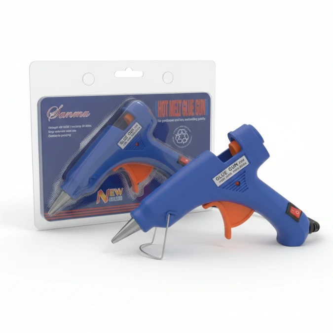 Pistolet à Colle Chaude Bleu – 20W – Image 2