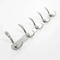 Alternative view of Porte-Manteau 5 Têtes Chromé Triple Crochet