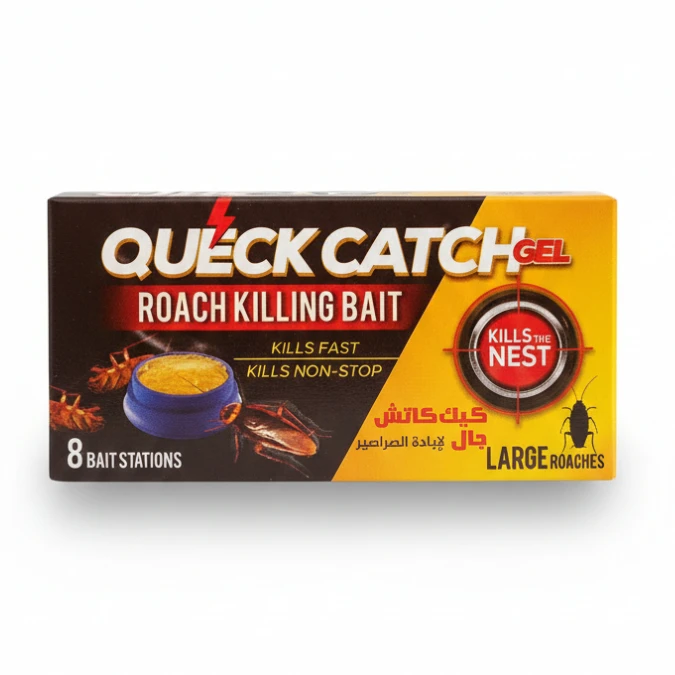 Queckatch GEL Anti-Cafards 8pcs – Élimination Durable & Sans Odeur – Image 4