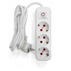Alternative view of Rallonge Multiprise 3 Prises 16A avec Interrupteur – 2 m