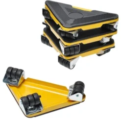 Alternative view of Support Frigo Réglable – Lot de 4 avec Roulettes Antidérapantes