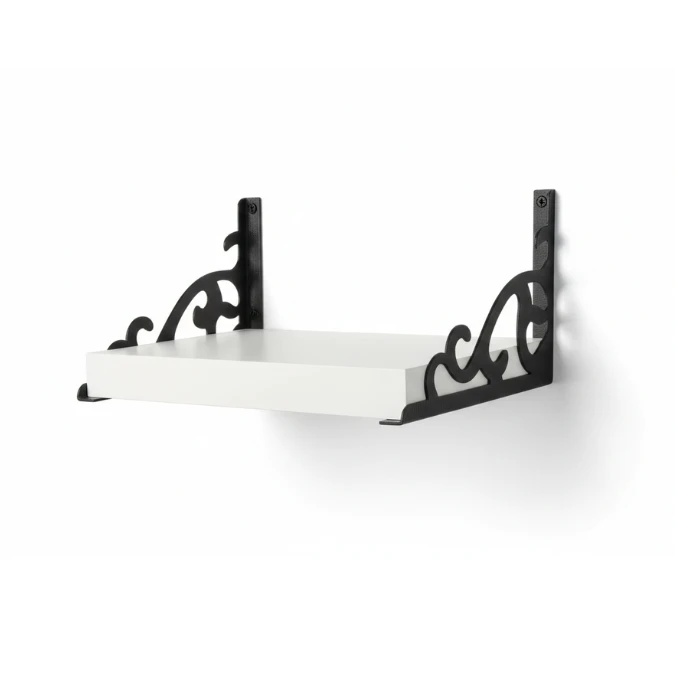 Supports Muraux Décoratifs pour Étagères