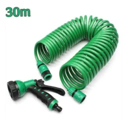 Tuyau d’Arrosage Spirale 30 m avec Pistolet Multijets BETTRO