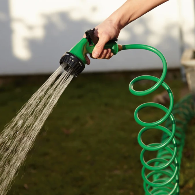 Tuyau d’Arrosage Spirale 15 m avec Pistolet Multijets BETTRO – Image 4
