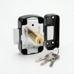 Alternative view of Verrou de Sûreté à Bouton SMTOP SM 55 B-N | Acier & Cylindre Laiton