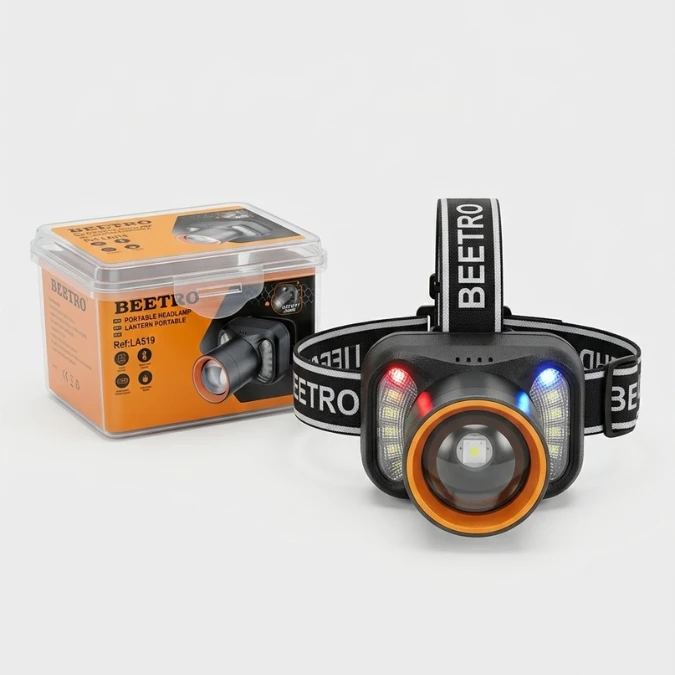 Torche Frontale Professionnelle Rechargeable – Image 2