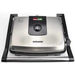 Alternative view of Machine à sandwichs et grillades en Inox 2000W Sonashi SGT-854