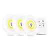 3 Spots LED Sans Fil avec Télécommande