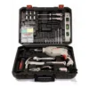 Caisse à Outils 98 Pièces avec Perceuse 13mm 600W Crown