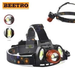 Alternative view of Lampe Frontale LED Sans Fil avec Zoom & 4 Modes d’Éclairage BEETRO