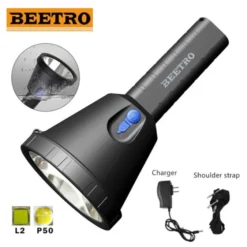 Alternative view of Lampe Torche Rechargeable BEETRO – 3 Modes d’Éclairage