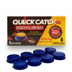 Queckatch GEL Anti-Cafards 8pcs – Élimination Durable & Sans Odeur